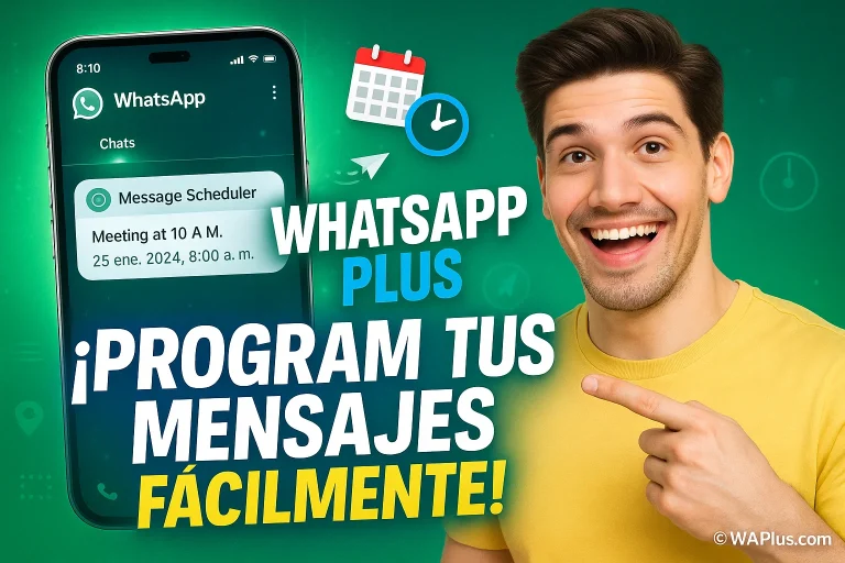 Cómo habilitar la función de Programador de Mensajes en WhatsApp Plus