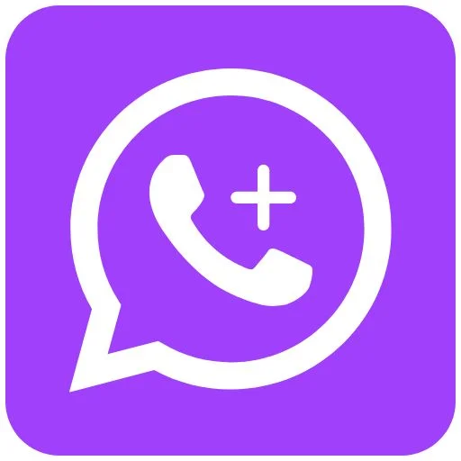 whatsapp plus Morado