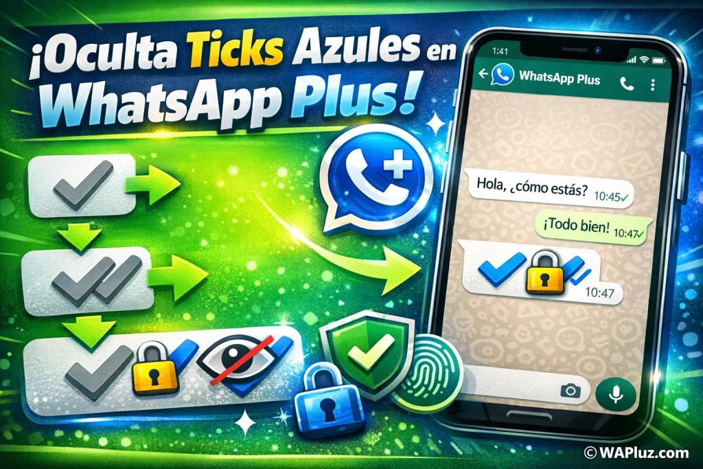 Cómo Ocultar los Ticks Azules en WhatsApp Plus